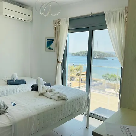 빌라 The Villa, Perigiali - Luxury Beachfront 니드리