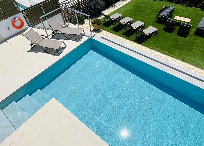 The Villa, Perigiali - Luxury Beachfront ヴィラ *