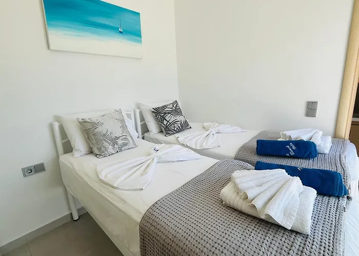 ヴィラ The Villa, Perigiali - Luxury Beachfront *