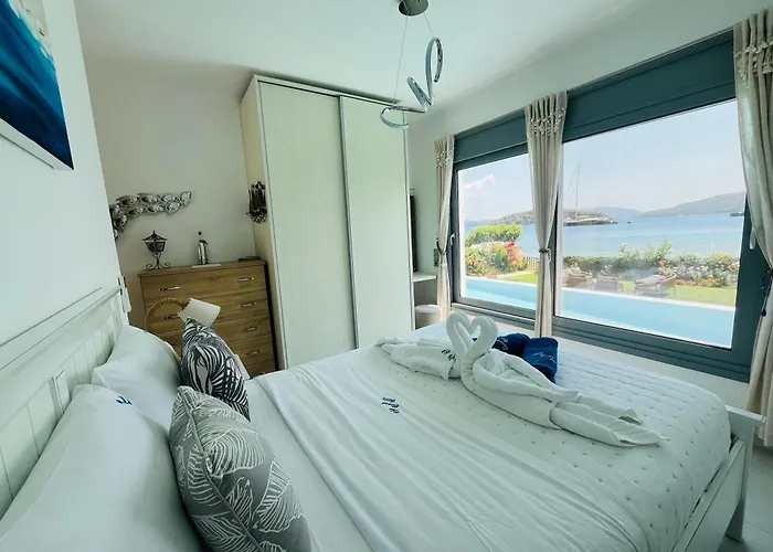 ヴィラ The Villa, Perigiali - Luxury Beachfront ニドリ