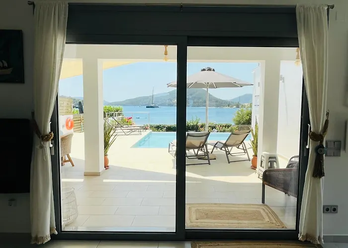 ヴィラ The Villa, Perigiali - Luxury Beachfront *