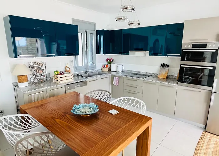 ヴィラ The Villa, Perigiali - Luxury Beachfront ニドリ