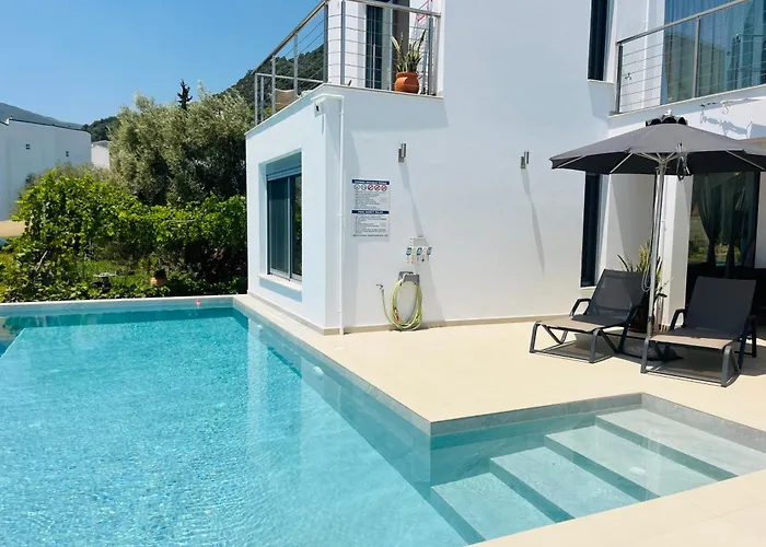 The Villa, Perigiali - Luxury Beachfront ニドリ